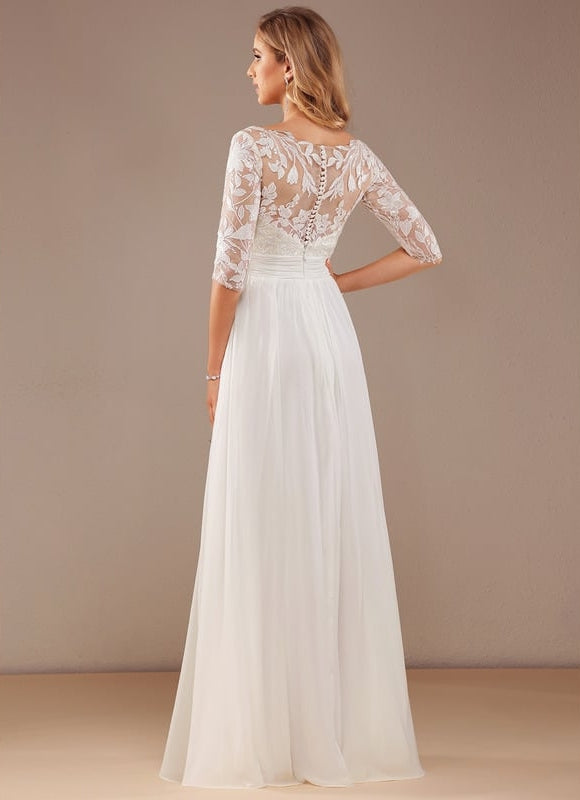 Robe Chic Vaporeuse Écrue - gallery 2