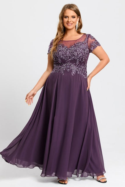Robe Chic Chiffon Étoilée - gallery 6