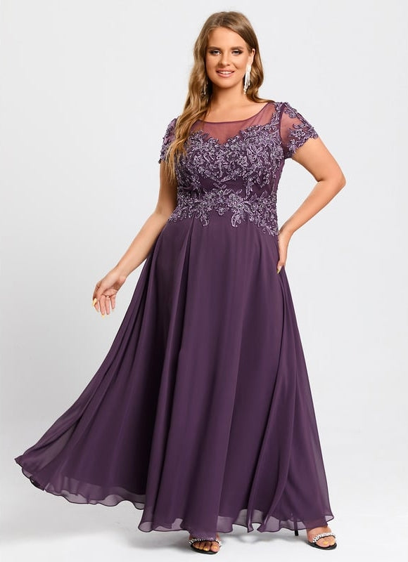 Robe Chic Chiffon Étoilée - gallery 6