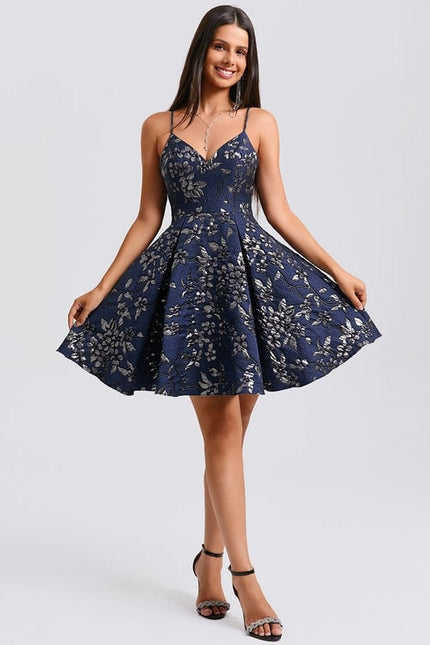 Robe Chic Jacquard À Bretelles - gallery 7
