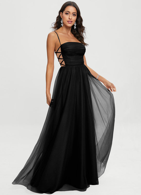 Robe Chic Tulle Ébène - gallery 4