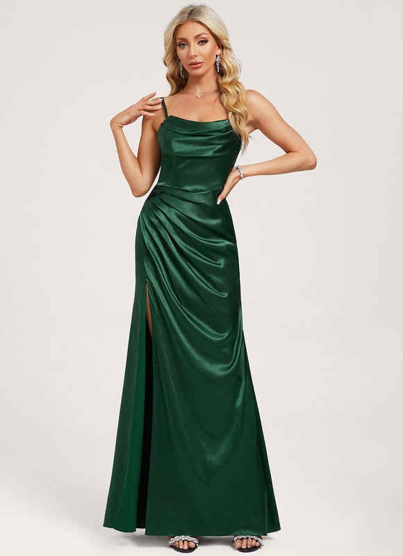 Robe Chic Ombre Émeraude Étoilée - gallery 2