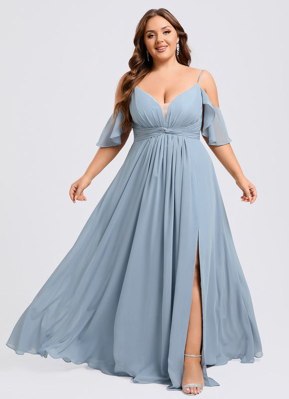 Robe Chic Fluide Ciel - gallery 8