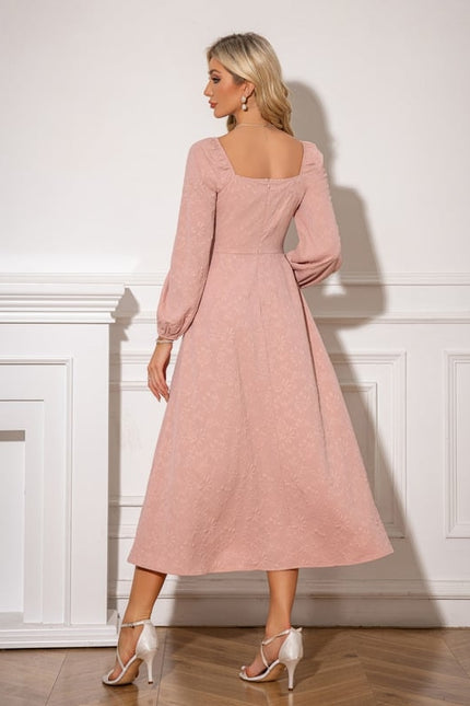 Robe Chic Midi Rose Boutonnière - gallery 2