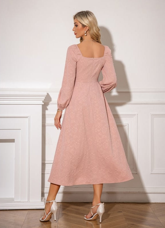 Robe Chic Midi Rose Boutonnière - gallery 2