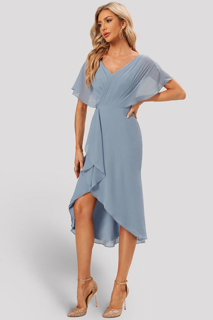 Robe Chic Mousseline Volants - gallery 3