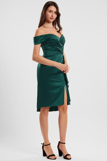 Robe Chic Émeraude Sophistiquée - gallery 1