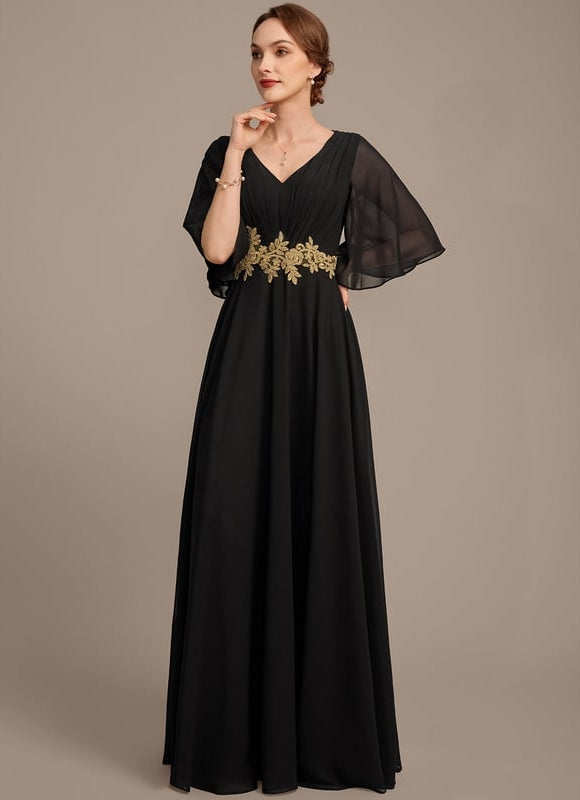 Robe Chic Marine Appliquée - gallery 3