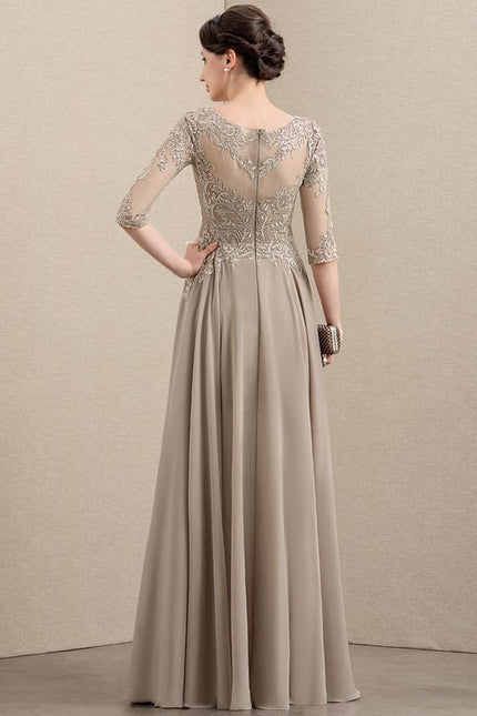Robe Chic Violette Brodée - gallery 5