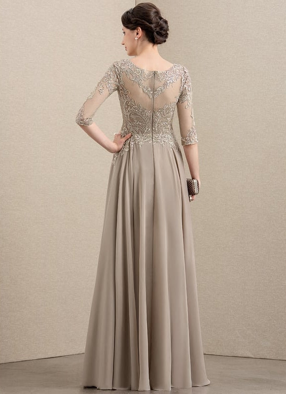 Robe Chic Violette Brodée - gallery 5
