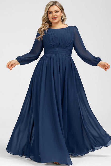 Robe Chic Mousseline Drapée - gallery 6