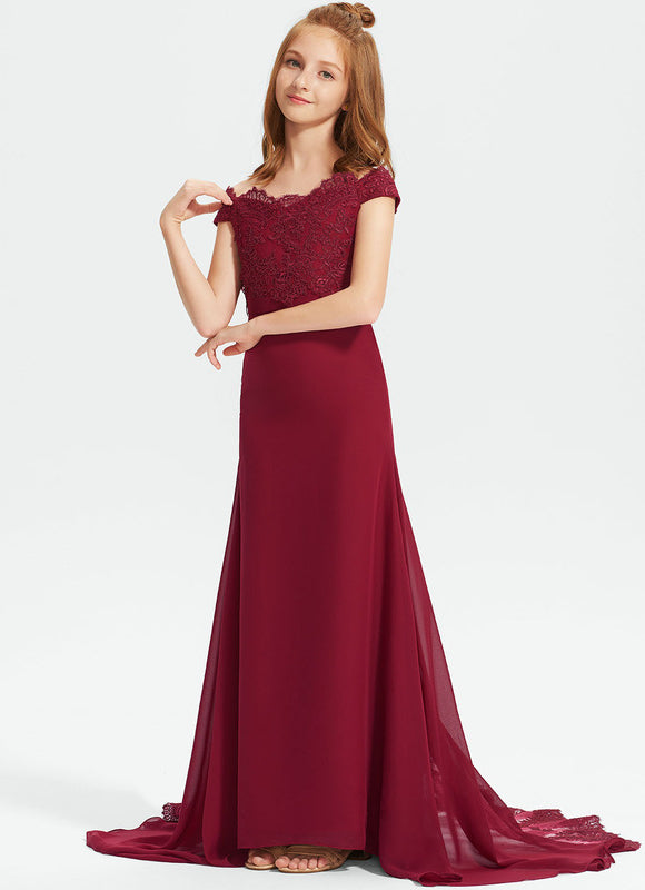 Robe Chic Dentelle Bordeaux - gallery 2