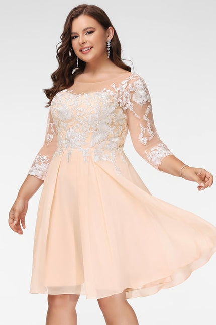 Robe Chic Chiffon Éclatante - gallery 9
