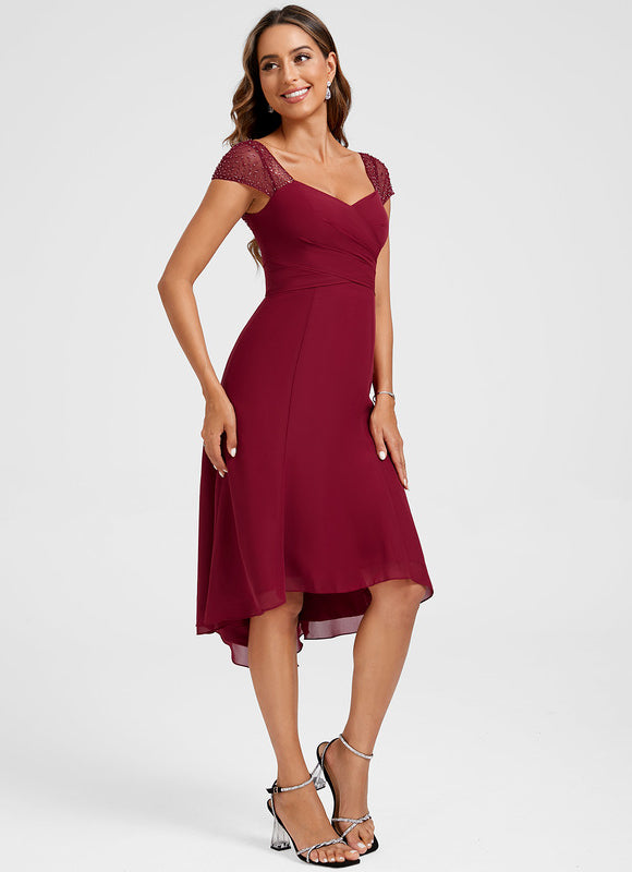 Robe Chic Bordeaux Légère - gallery 2