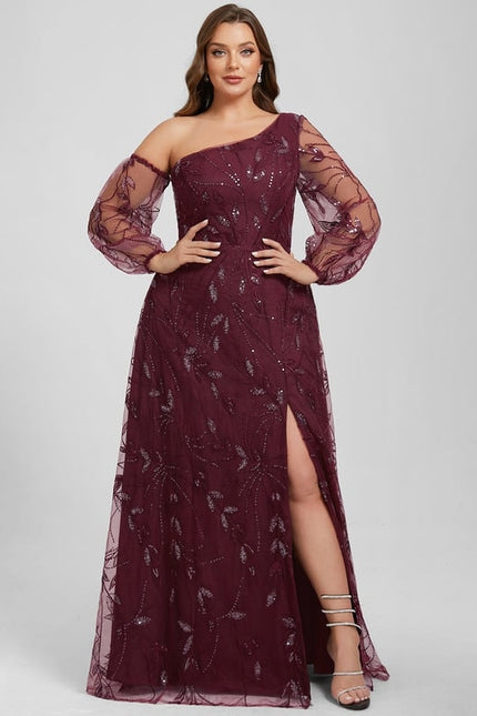 Robe Chic Étoilée Bordeaux - gallery 9