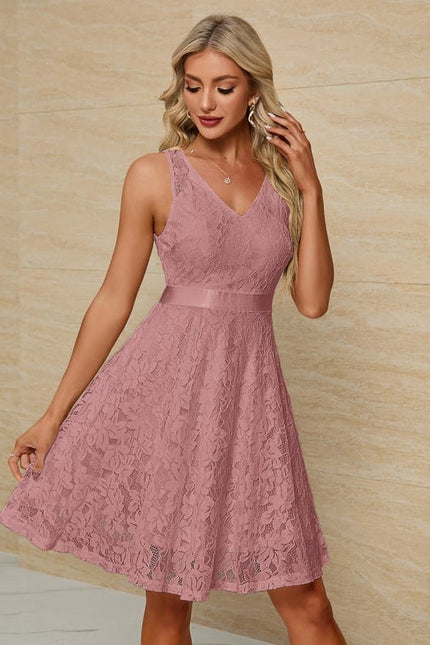 Robe Chic Mi-Longue Ajourée - gallery 7