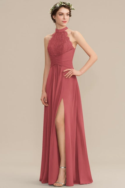 Robe Chic Gris Perle Dentelle Élégante - gallery 8