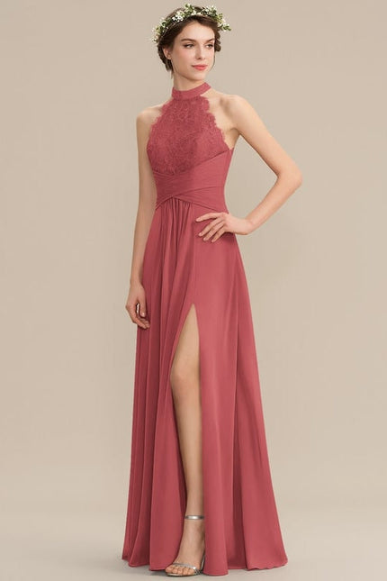 Robe Chic Gris Perle Dentelle Élégante - gallery 8