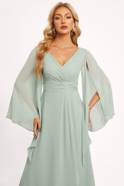 Robe Chic Fluide Bleu Nuit - gallery 5