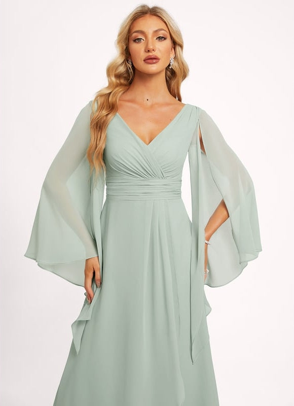 Robe Chic Fluide Bleu Nuit - gallery 5