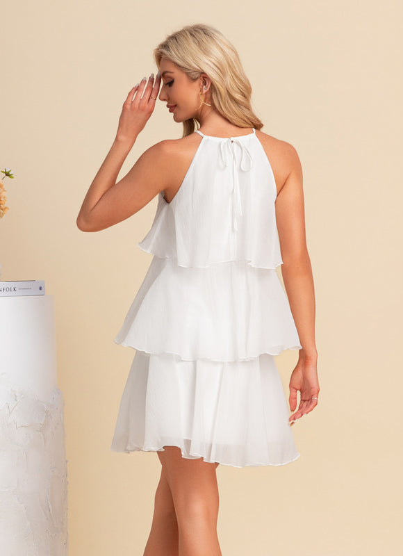 Robe Chic Flottante Blanche - gallery 2