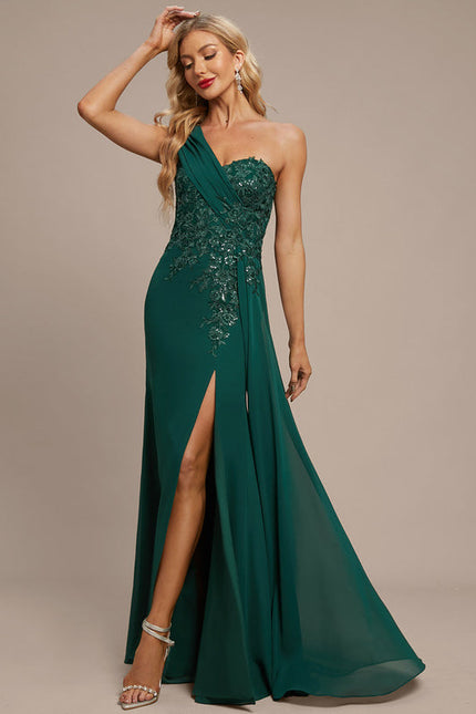 Robe Chic Émeraude Couture - gallery 2