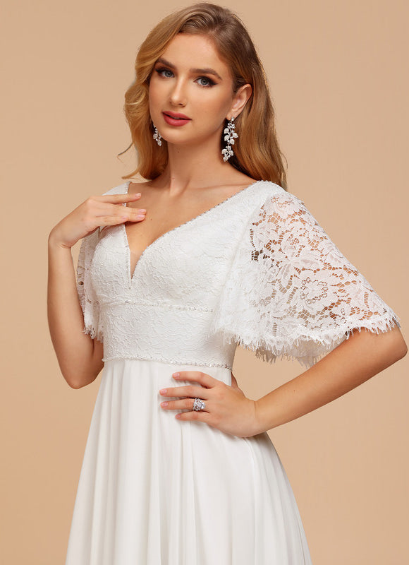 Robe Blanche Plage Chic - gallery 5