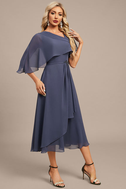 Robe Chic Élegante Ondulée - gallery 5