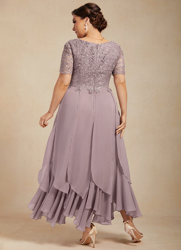 Robe Chic Mousseline Lavande - gallery 5