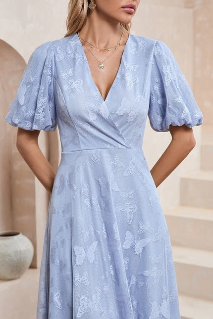 Robe Chic Mi-Longue Ajourée - gallery 6