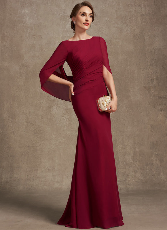 Robe Chic Mère Bordeaux
