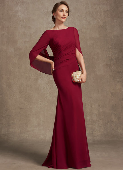 Robe Chic Mère Bordeaux