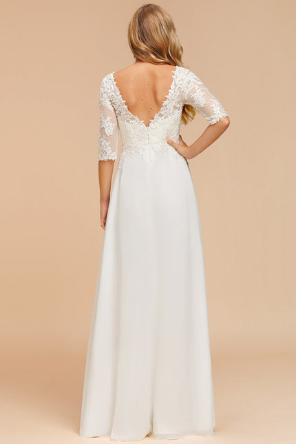Robe Blanche Plage Chic - gallery 2