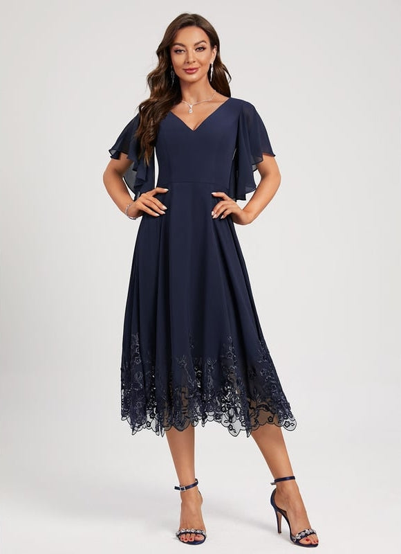 Robe Chic Légère Dentelle - gallery 6