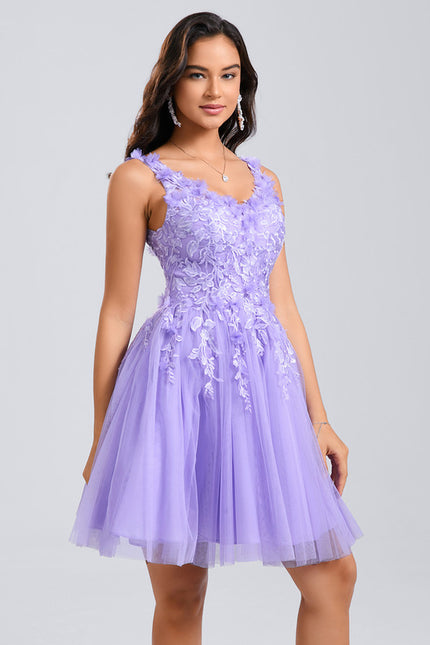 Robe Chic Tulle Lavande - gallery 3