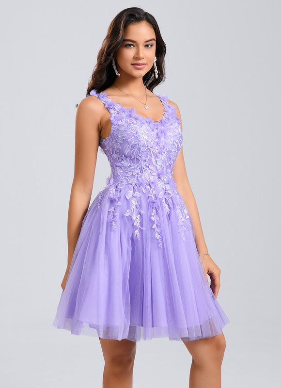 Robe Chic Tulle Lavande - gallery 3