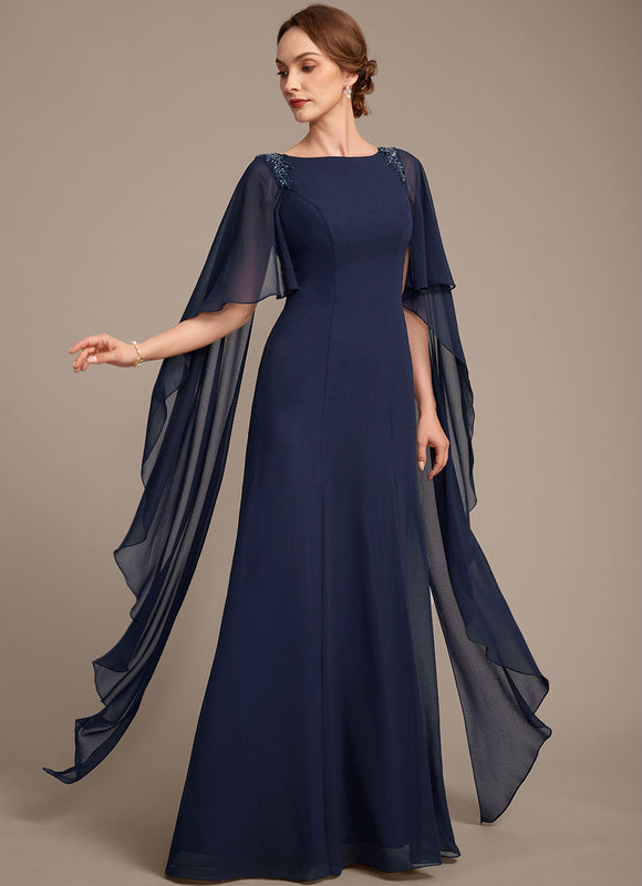 Robe Chic Bleu Nuit Élégante - gallery 5