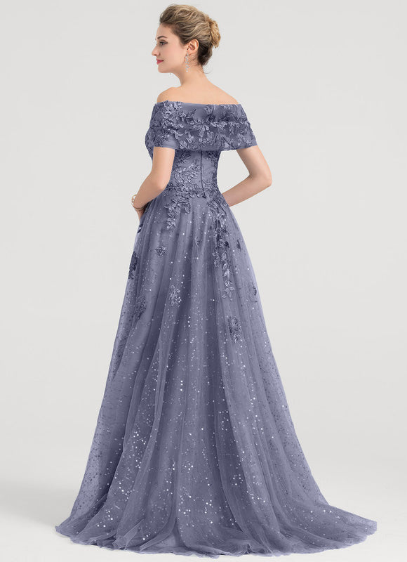 Robe Chic Violet Étoilé - gallery 2