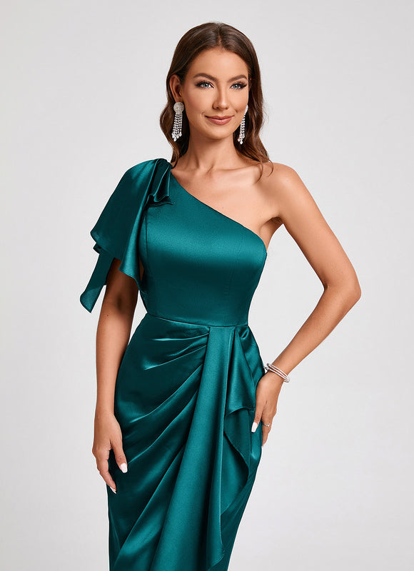 Robe Chic Satinée Élévée - gallery 6