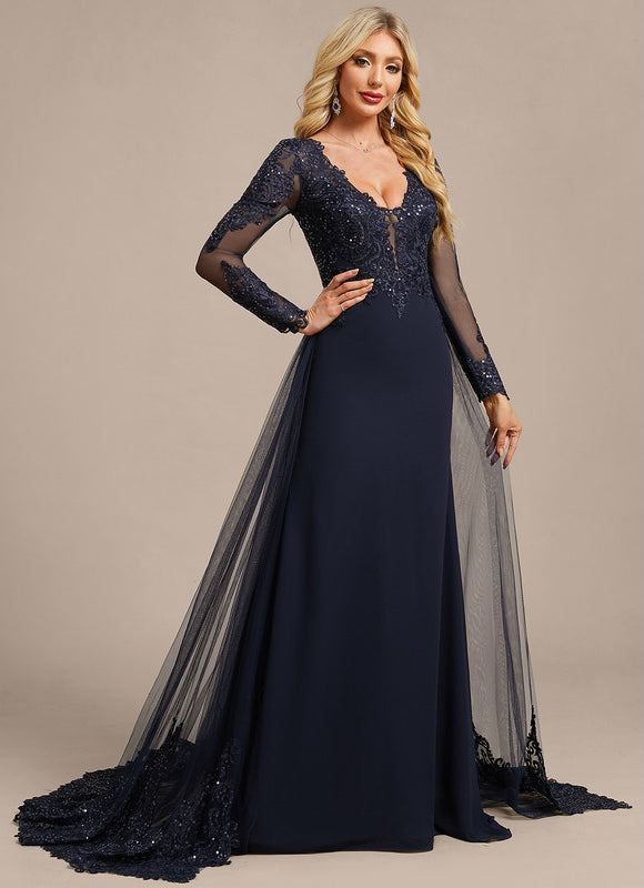 Robe Chic Élégante Marine - gallery 5