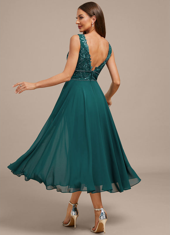 Robe Chic Émeraude Fluide - gallery 6