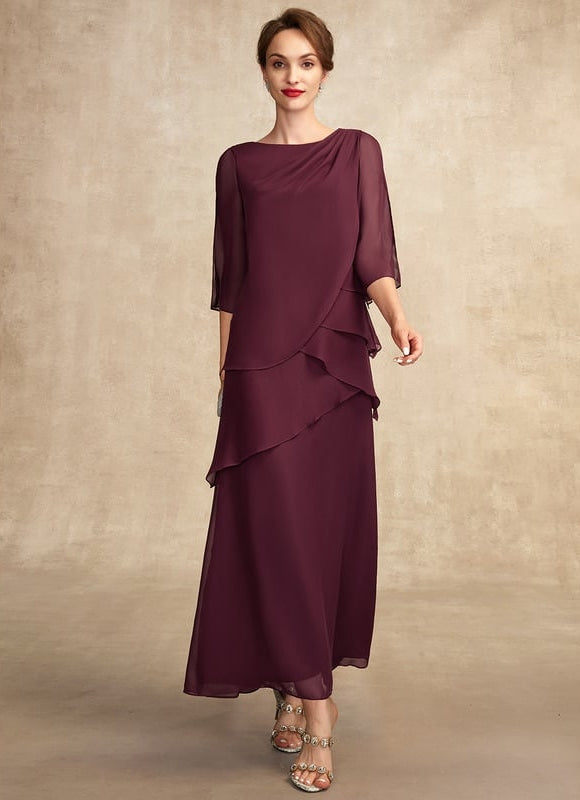 Robe Chic Mousseline Améthyste - gallery 4