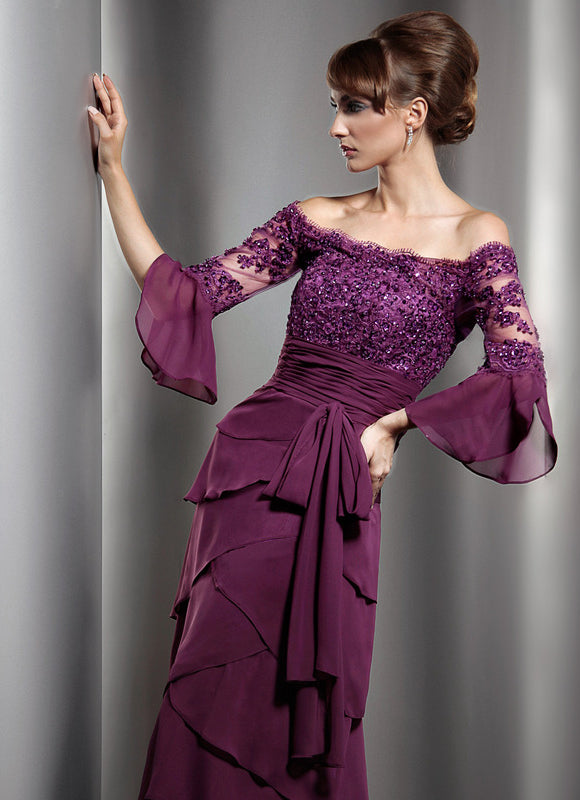Robe Chic Manche Bouffante - gallery 4