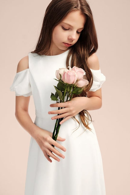 Robe Chic Épure Blanche - gallery 3
