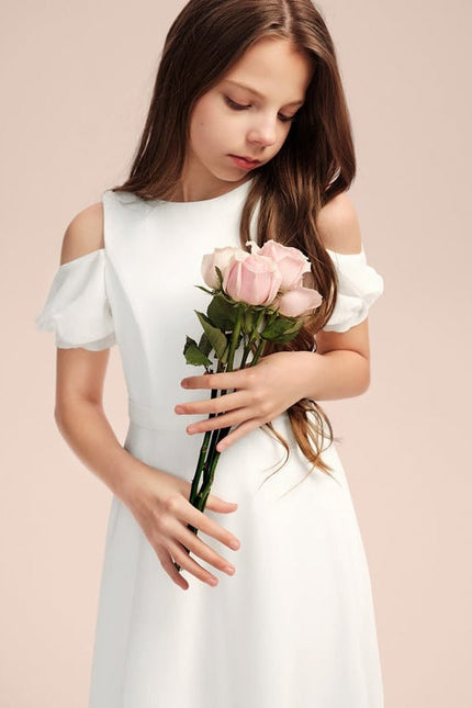 Robe Chic Épure Blanche - gallery 3