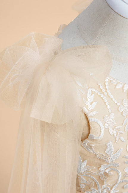 Robe Chic Tulle Beige - gallery 7