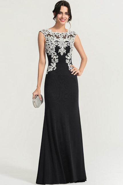 Robe Chic Noir Élégance Luminante - gallery 2