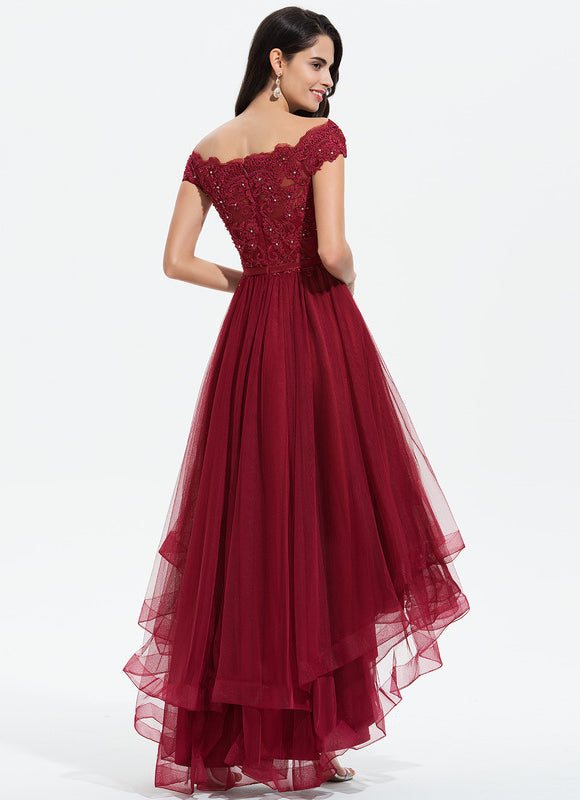 Robe Chic Rouge Éclat Tulle - gallery 3