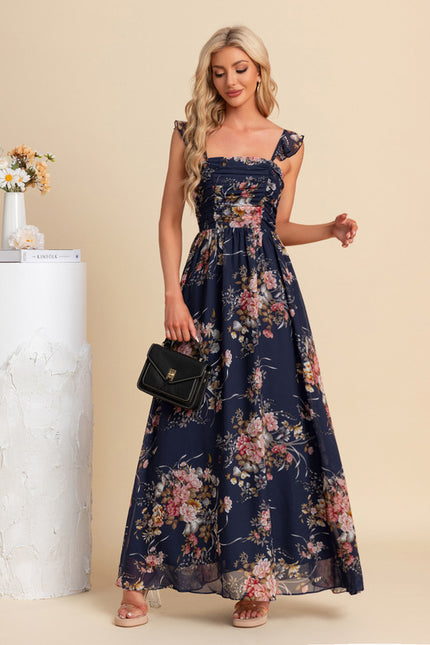 Robe Longue Chic Fleurie - gallery 4