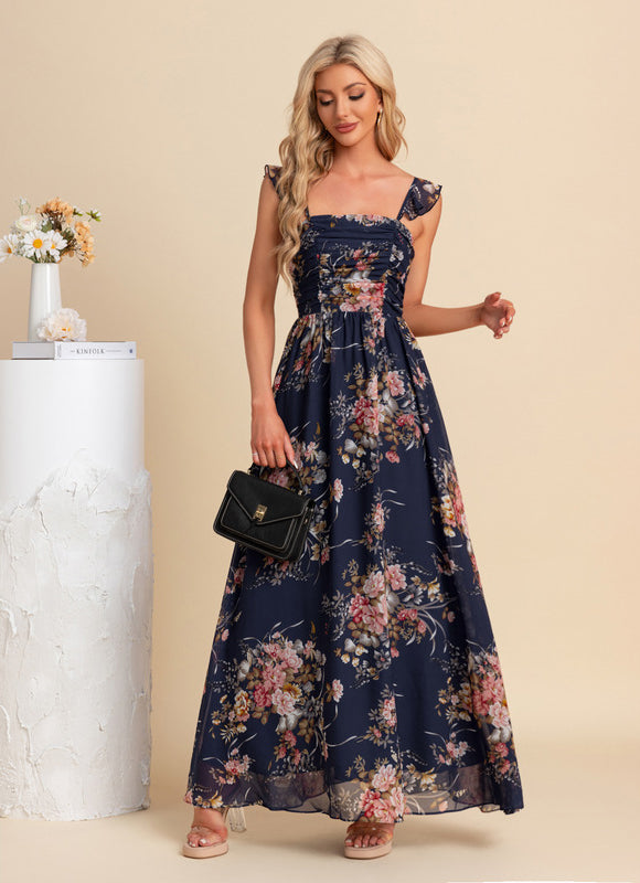 Robe Longue Chic Fleurie - gallery 4